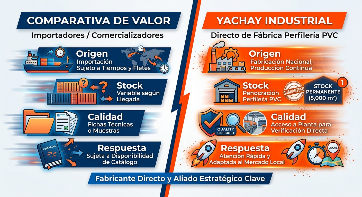 Yachay Industrial, un proveedor confiable y garantizado